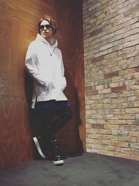 「NO ID.（ノーアイディ）のアイテム（アクセサリー）」を使った、kazu.rock.001さん（メンズ・172cm）の秋コーディネート