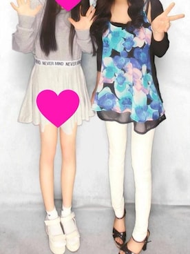 「テープロゴ」｜ЯiкAʚ❤ɞさん（レディース・148cm）の春コーディネート