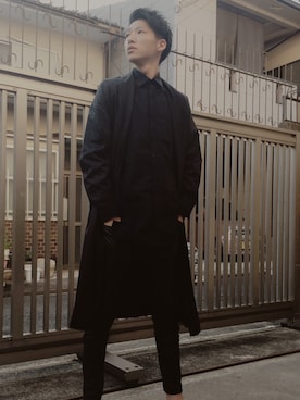「クセが強い」｜u.shinobuさん（メンズ・182cm）の秋コーディネート