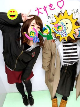 「NIKE（ナイキ）のNIKE/ナイキ グランドテラス 654495（スニーカー）」を使った、mcnskさん（レディース・162cm）の春コーディネート