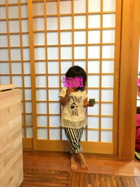 「ﾐｷﾐﾆﾌｪｽ」｜myumyuｰｰ。さん（キッズ・90cm）の夏コーディネート