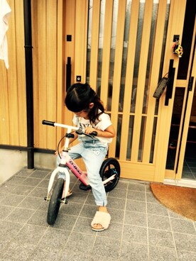 「ラブ＆ピース2016」｜「アイテム（オールインワン・サロペット）」を使った、myumyuｰｰ。さん（キッズ・90cm）の秋コーディネート
