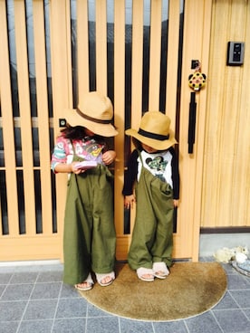 myumyuｰｰ。さん（キッズ・90cm）の秋コーディネート