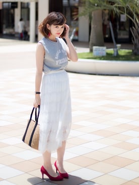 プチプラのあやさん(レディース・167cm)の夏コーディネート