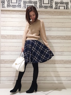 しみおさん（レディース・160cm）の冬コーディネート