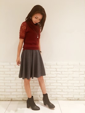 しみおさん（レディース・160cm）の秋コーディネート