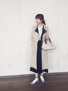 「ボストンバッグ」｜manami sudaさん（レディース・161cm）の冬コーディネート