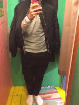 まるまるさん（メンズ・173cm）の秋コーディネート