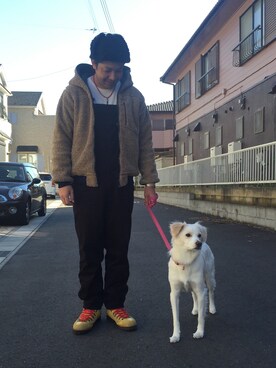 「WHIZLIMITED（ウィズリミテッド）のアイテム（その他アウター）」を使った、SHooooooooooJIさん（メンズ・169cm）の冬コーディネート