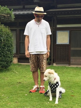 「NEWBALANCE」｜「アイテム（ワンピース/ドレス）」を使った、SHooooooooooJIさん（メンズ・169cm）の夏コーディネート