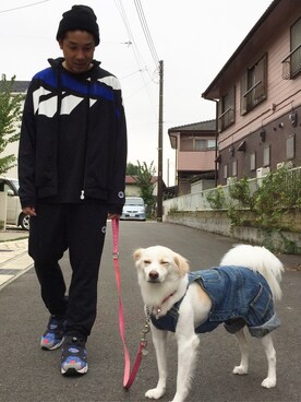 「Reebok（リーボック）のアイテム（ジャージ）」を使った、SHooooooooooJIさん（メンズ・169cm）の秋コーディネート