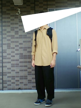 「THREE（スリー）のアイテム」を使った、びーさん（メンズ・172cm）の秋コーディネート
