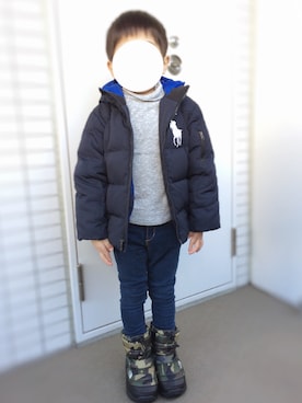 「5歳」｜「アイテム（ブーティ）」を使った、Y・Kさん（キッズ・100cm）の冬コーディネート
