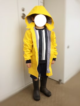 「PETIT BATEAU（プチバトー）のアイテム（その他アウター）」を使った、Y・Kさん（キッズ・110cm）の春コーディネート