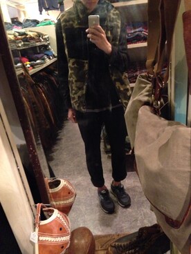 「アイテム（ダウンベスト、その他）」を使った、junさん（メンズ・180cm）の冬コーディネート