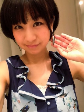 「ricori（リコリ）のアイテム（オールインワン・サロペット）」を使った、ナオさん（レディース・162cm）の秋コーディネート