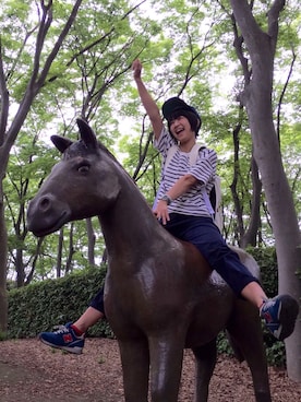 「JACKROSE（ジャックローズ）のアイテム（キャップ）」を使った、ナオさん（レディース・162cm）の夏コーディネート