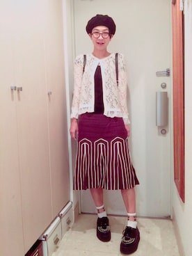 「ricori（リコリ）のアイテム」を使った、ナオさん（レディース・162cm）の秋コーディネート