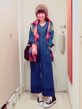「アイテム（ボディ・ヘアケア、ブラウン系）」を使った、ナオさん（レディース・162cm）の冬コーディネート