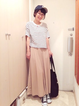 「override 」｜ナオさん（レディース・162cm）の春コーディネート