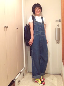 「BEAMS（ビームス）のアイテム（ピアス（両耳用））」を使った、ナオさん（レディース・162cm）の夏コーディネート
