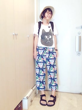「STUDIOUS（ステュディオス）のアイテム（腕時計）」を使った、ナオさん（レディース・162cm）の夏コーディネート
