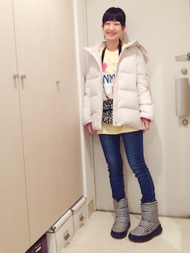 「BEAMS（ビームス）のアイテム（ピアス（両耳用））」を使った、ナオさん（レディース・162cm）の秋コーディネート