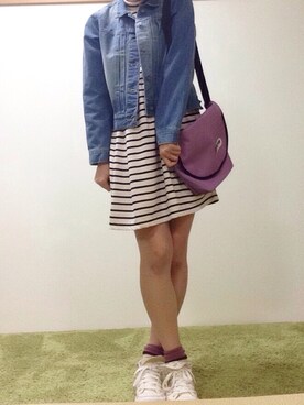 奈津さん(レディース・163cm)の春コーディネート