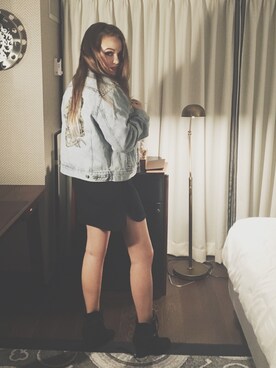 「rag & bone（ラグアンドボーン）のアイテム（ブーティ）」を使った、LilyEliseさん（レディース・163cm）の秋コーディネート