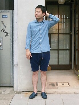 「nonnative（ノンネイティブ）のアイテム（アクセサリー）」を使った、KEISUKEさん（メンズ・173cm）の夏コーディネート