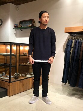 「nonnative（ノンネイティブ）のアイテム（アクセサリー）」を使った、KEISUKEさん（メンズ・173cm）の秋コーディネート