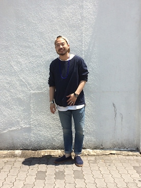「nonnative(ノンネイティブ)のアイテム(パンツ)」を使った、KEISUKEさん(メンズ・173cm)の春コーディネート