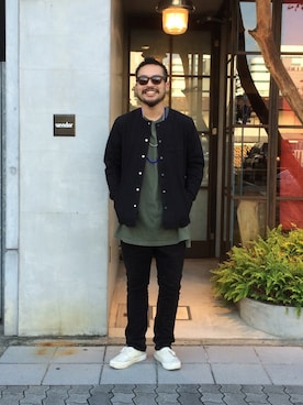 「Folk(フォーク)のアイテム」を使った、KEISUKEさん(メンズ・173cm)の夏コーディネート