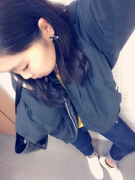 「EMODA（エモダ）のアイテム（トートバッグ）」を使った、sH!mAさん（レディース・162cm）の秋コーディネート