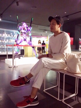 「アイテム（その他）」を使った、Kさん（メンズ・162cm）の春コーディネート