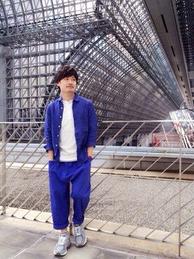 「アイテム（その他）」を使った、Kさん（メンズ・162cm）の夏コーディネート