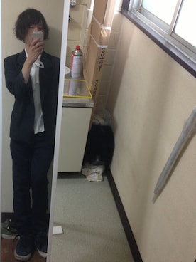「soe（ソーイ）のアイテム（フォーマルスーツ/小物）」を使った、トリーさん（メンズ・169cm）の夏コーディネート
