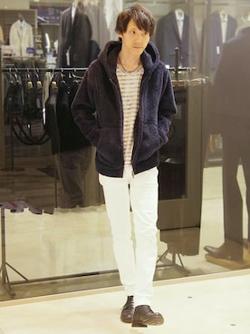 「HAMNETT（ハムネット）のアイテム」を使った、KATOさん（メンズ・173cm）の秋コーディネート