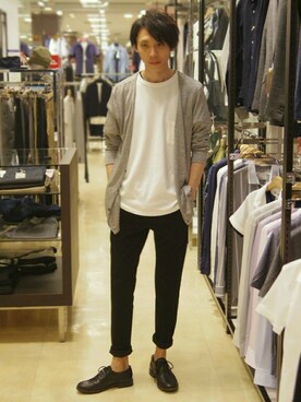 「HAMNETT（ハムネット）のアイテム」を使った、KATOさん（メンズ・173cm）の夏コーディネート