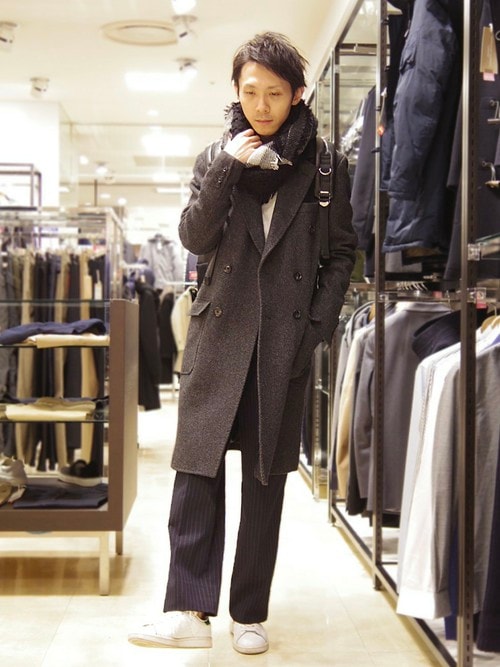 Kato Katharine Hamnett 丸井志木 Katharine Hamnett London のチェスターコートを使ったコーディネート Wear