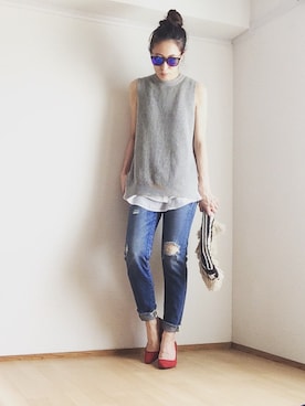 S *•.●❃さん（レディース・167cm）の夏コーディネート