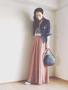 S *•.●❃さん（レディース・167cm）の春コーディネート