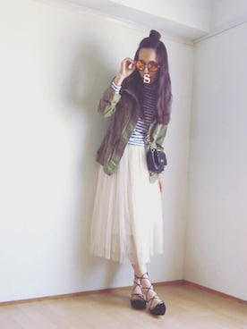 S *•.●❃さん(レディース・167cm)の春コーディネート