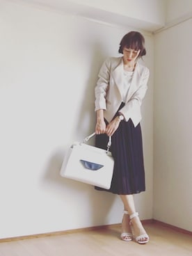 「スカウチョ」｜「アイテム（腕時計）」を使った、S *•.●❃さん（レディース・167cm）の夏コーディネート