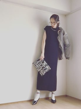 「Ungrid（アングリッド）のアイテム（ソックス/靴下）」を使った、S *•.●❃さん（レディース・167cm）の秋コーディネート