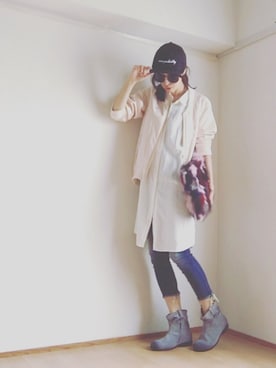 「31 Sons de mode（トランテアン　ソン　ドゥ　モード）のアイテム（ブルゾン）」を使った、S *•.●❃さん（レディース・167cm）の秋コーディネート