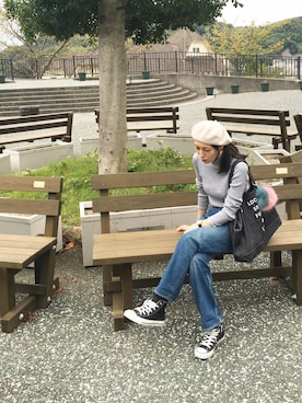 「miroir（ミロワ）のアイテム」を使った、S *•.●❃さん（レディース・167cm）の秋コーディネート