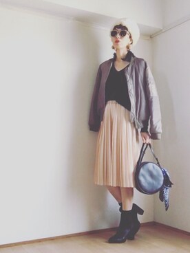 S *•.●❃さん（レディース・167cm）の秋コーディネート