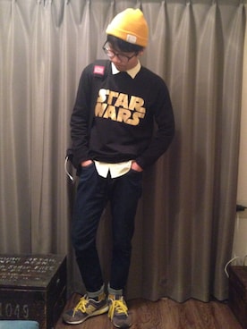 「スウェット×シャツ」｜▶︎Celes   of...さん（メンズ・171cm）の秋コーディネート