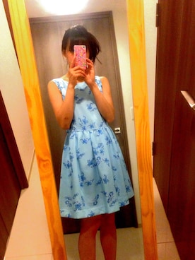 「MIXXO（ミッソ）のアイテム（ワンピース/ドレス）」を使った、Minaaさん（レディース・158cm）の春コーディネート